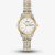 Citizen Ladies Eco-Drive White Dial Two Tone Bracelet Watch EW3154-90A