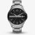 Armani Exchange Mens Silver Black Dial Bracelet Watch AX2103