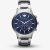 Emporio Armani Mens Silver Chronograph Watch AR2448