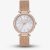 Michael Kors Darci Mother Of Pearl Crystal Rose Gold Plated Mesh Strap Watch MK4519