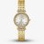 Guess Ladies Enchantment Gold Plated Crystal Watch GW0763L2