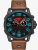 Diesel Mens Complete Guard 2.5 Brown Leather-based Strap Bluetooth Smartwatch DZT2009