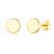 Gold Plated Spherical Dot Stud Earrings