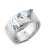 Orphelia WoMens 925 Sterling Silver Ring – ZR-7504 – Size Q