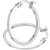 Diamant L’Eternel Womens 9ct White Gold Elegant Square Tubed Hoop Earrings of 20mm Diameter – One Size