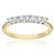 Diamant L’Eternel Womens 9ct Yellow Gold Diamond Eternity Ladies Ring – Size J