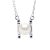 Diadema Womens SYMBOL Necklace Freshwater Pearl 7-8mm White 925 Silver – One Size