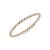 Silver Yellow Gold Plated Simple Rope Ring