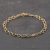 Pre-Owned 9ct Yellow Gold Determine Of 8 7.5 Inch Rope Chain Bracelet 41061179