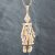 Pre-Owned 9ct Yellow Gold Cubic Zirconia Large Clown Pendant & 24 Inch Belcher Chain 41141848