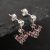 Pre-Owned 9ct White Gold Topaz & White Sapphire 17.8mm Dropper Earrings 41172025