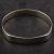 Pre-Owned Silver Plain Cushion Shaped Bangle 4125056