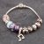 Pre-Owned Silver Chamilia 8.5 Inch Charm Bracelet 41251322