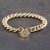 Pre-Owned 9ct Yellow Gold Curb Chain Bracelet 41281028