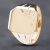 Pre-Owned 9ct Yellow Gold Part Engraved Signet Ring 41341433