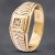 Pre-Owned 9ct Yellow Gold Diamond Signet Ring 41341499