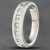 Pre-Owned Platinum Princess & Emerald Cut Diamond Half Eternity Ring 41481032