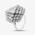 Pre-Owned 18ct White Gold 4.00ct Brilliant Cut Diamond Large Cluster Ring 41481370