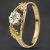 Pre-Owned Vintage Yellow Gold Brilliant Diamond Solitaire Ring 4167958