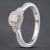 Pre-Owned 9ct White Gold 0.17ct Brilliant Cut Diamond Cluster Ring 431202045