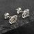 Pre-Owned 9ct White Gold 1.00ct Brilliant Cut Diamond Cluster Stud Earrings 43171131