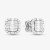 Pre-Owned 18ct White Gold Diamond Cushion Shape Stud Earrings 43171172