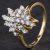 Pre-Owned 14ct Diamond Spikey Cluster Ring 4328779