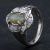 Pre-Owned Platinum 2.20ct Chrysoberyl & 0.60ct Diamond Cluster Ring 4351002