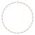 Ateliers Saint Germain Womens Necklace of Real Cultured Freshwater Pearls and Semi Round 6-7 mm – – Multicolour Silver – One Size