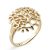 Orphelia WoMens 925 Sterling Silver Ring – Gold ZR-7502/G – Size L