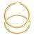 Diamant L’Eternel Womens 9ct Yellow Gold Ladies Hoop Earrings – One Size