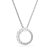 Swarovski Matrix Rhodium Plated Crystal Pearl Open Circle Pendant 5688751