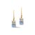 Women Coeur de Lion Yellow Gold  Pastel Blue Drop Earrings 4605/21-0720