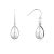 Argento Caged Pearl Crystal Drop Earrings