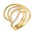 Diadema Womens – Ring – Prestige Jewelery – Diamonds – Yellow Gold – White – Size R