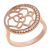 Orphelia WoMens 925 Sterling Silver Ring – Rose ZR-7089/1 – Size N