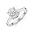 Platinum Lab Grown 2.00ct Oval Diamond Solitaire