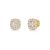 18ct Yellow Gold 1.50ct Princess Reduce Lab Grown Diamond Halo Earrings