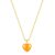 Glanzstücke München Womens Female Sterling Silver Necklace – Gold – One Size