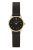 CLUSE L. a. Vedette Black & Gold Mesh Watch