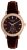 Rotary Classic Rose Gold Stone Set Brown Ladies’ Watch