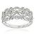 Diamant L’Eternel Womens 9ct White Gold Ladies Diamond Ring – Size K.5