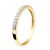 Diadema Womens – Ring – Prestige Jewelery – Diamonds – Yellow Gold – White – Size K