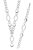 Orphelia WoMens 925 Sterling Silver Set: Chain + Bracelet – SET-016 – One Size