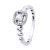 Diadema Womens – Ring – Prestige Jewelery – White Gold – Size K