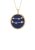 Latelita Womens Zodiac Lapis Lazuli Gemstone Star Constellation Pendant Necklace Gold Gemini – Blue Sterling Silver – One Size