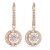 Swarovski Sparkling Dance Rose Gold Drop Earrings