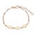 Argento Rose Gold Triple Coin Bracelet – 19cm