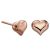 Little Famous person Emily Rose Gold Center Earrings