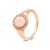 Argento Rose Gold Engraving Signet Ring – 52